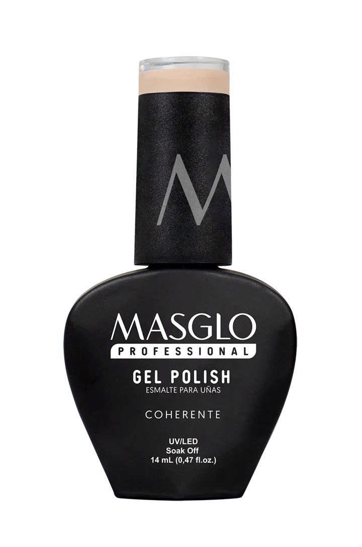 THE MASGLO PROFESSIONAL GEL POLISH SEMI- PERMANENT NAIL POLISH HAS A VOLUMEN OF 14 ML AND BELONGS TO THE YO THE CREAMY. COLOR RANGE / ESMALTE SEMIPERMANENTE MASGLO PROFESSIONAL GEL POLISH 14 ML CREMOSO - GAMA DE COLORES