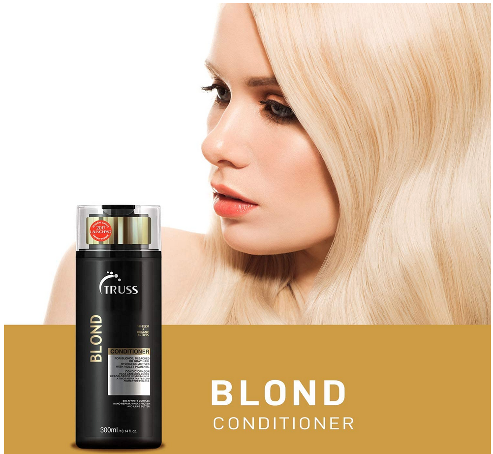 Truss blond. Shampoo, conditioner, deluxe prime