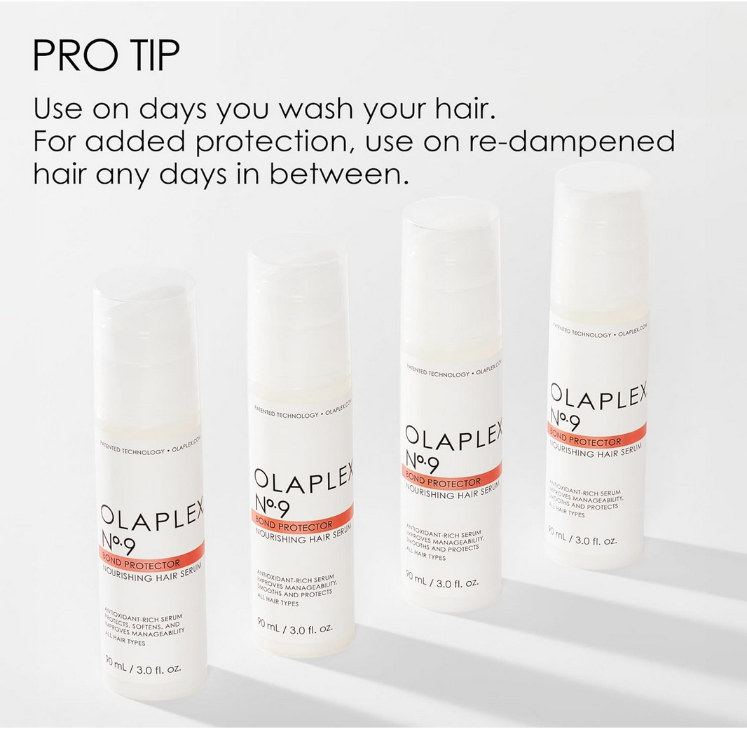 Olaplex No. 9 Bond Protector Nourishing Hair Serum, Heat Protectant, Softens & Weightlessly Nourishes, Reduces Tangle & Static