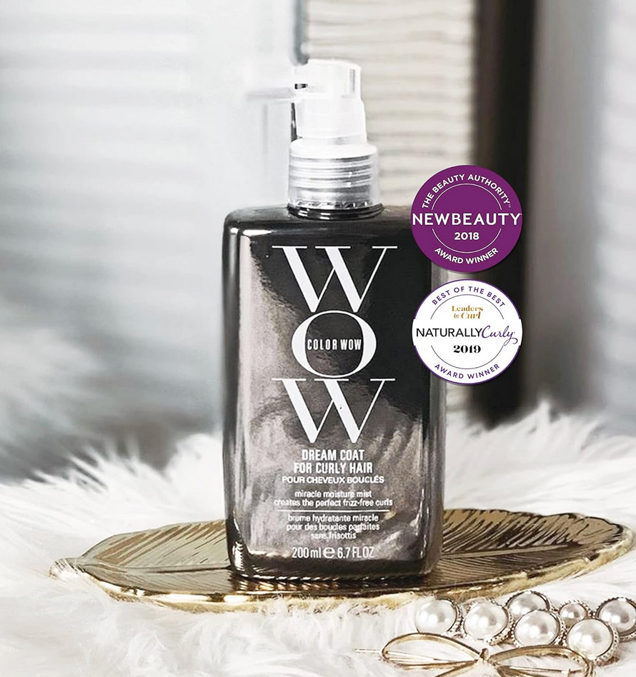 COLOR WOW Dream Coat for Curly Hair – Frizz-Free Curls Made Easy | Moisture-Boosting Spray, Curl-Enhancing Formula