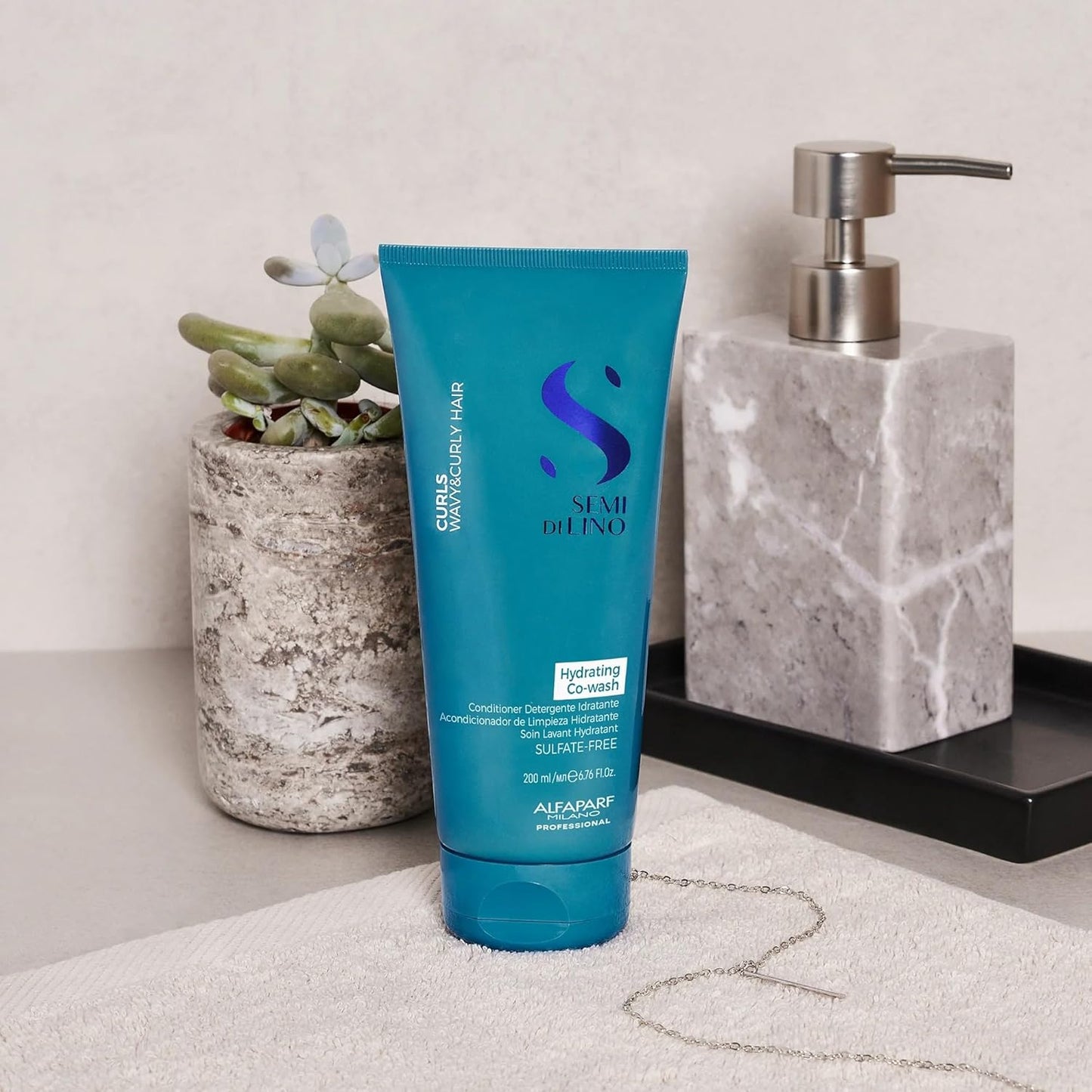 Alfaparf Milano Semi Di Lino Curls Enhancing Sulfate Free Shampoo, Conditioner for Wavy and Curly Hair - Hydrates and Nourishes - Reduces Frizz - Protects Against Humidity - Vegan-Friendly Formula