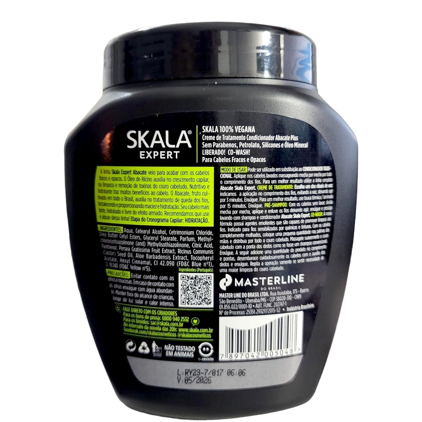 Skala professional abacate (Avocado)Hair Treatment Conditioning Cream