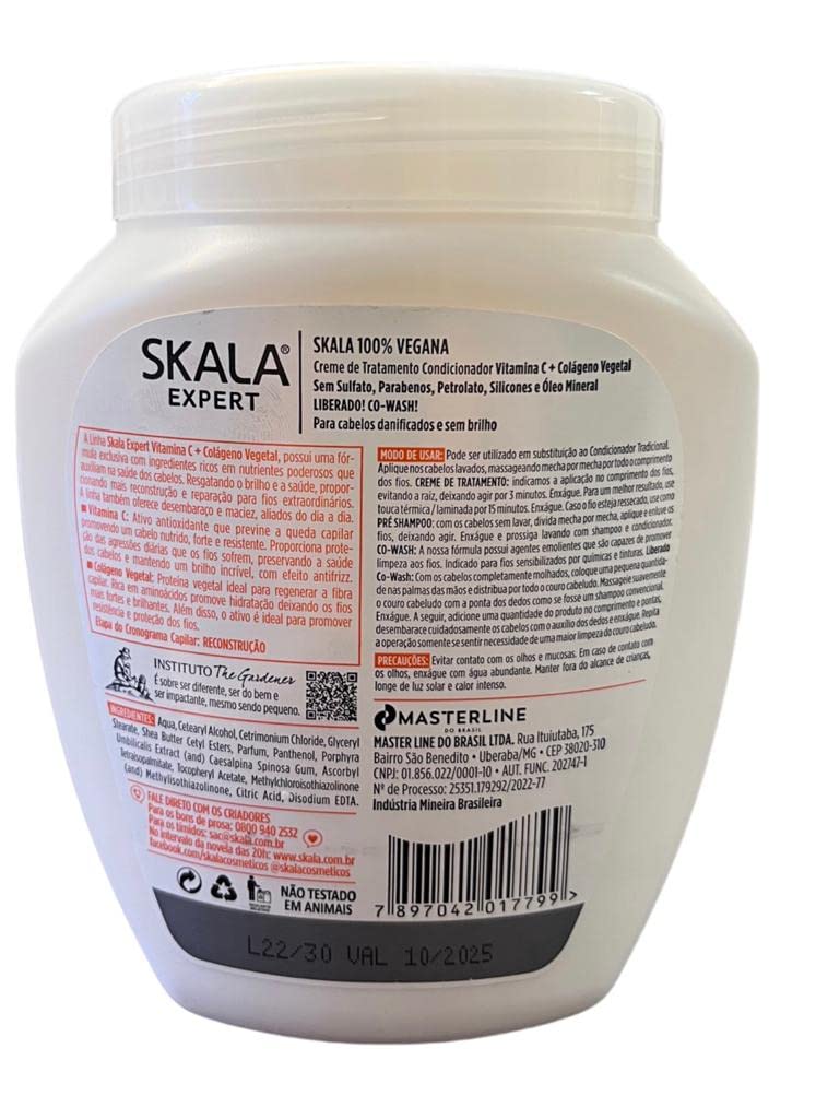 Skala Expert Vitamin C + Vegetal Collagen 1kg- Repair and Shine