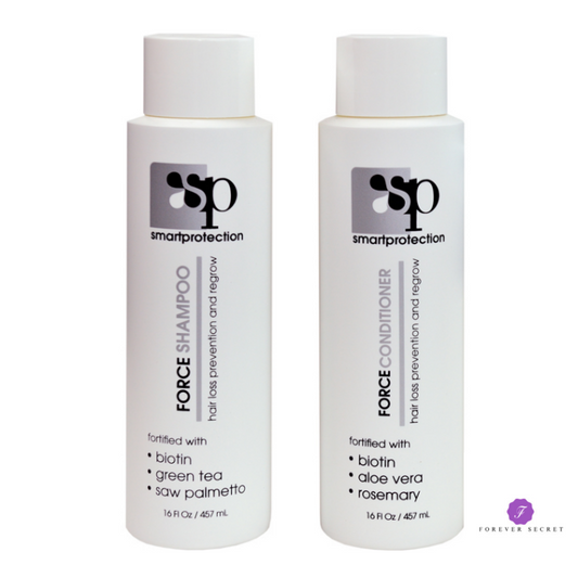 Force shampoo and conditioner. Hair loss prevention and regrow by SmartProtection